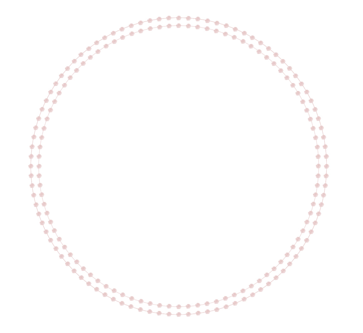 Pearls Pink - Charger - (SQUARE)