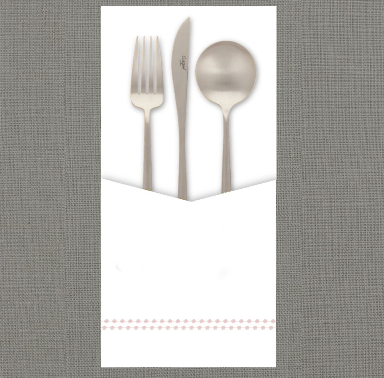 Pearls Pink Cutlery Pouch