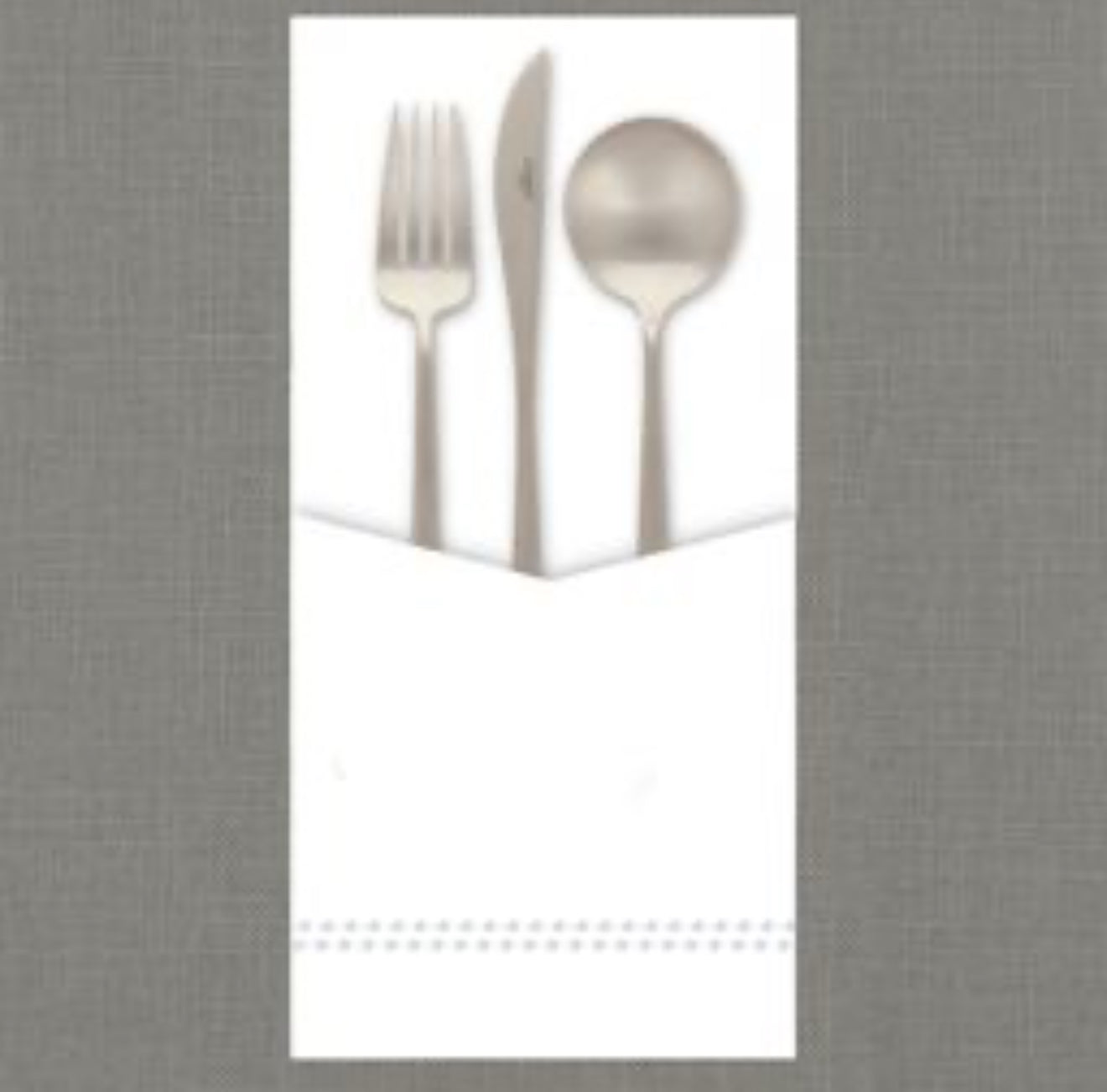 Pearls Silver Cutlery Pouch