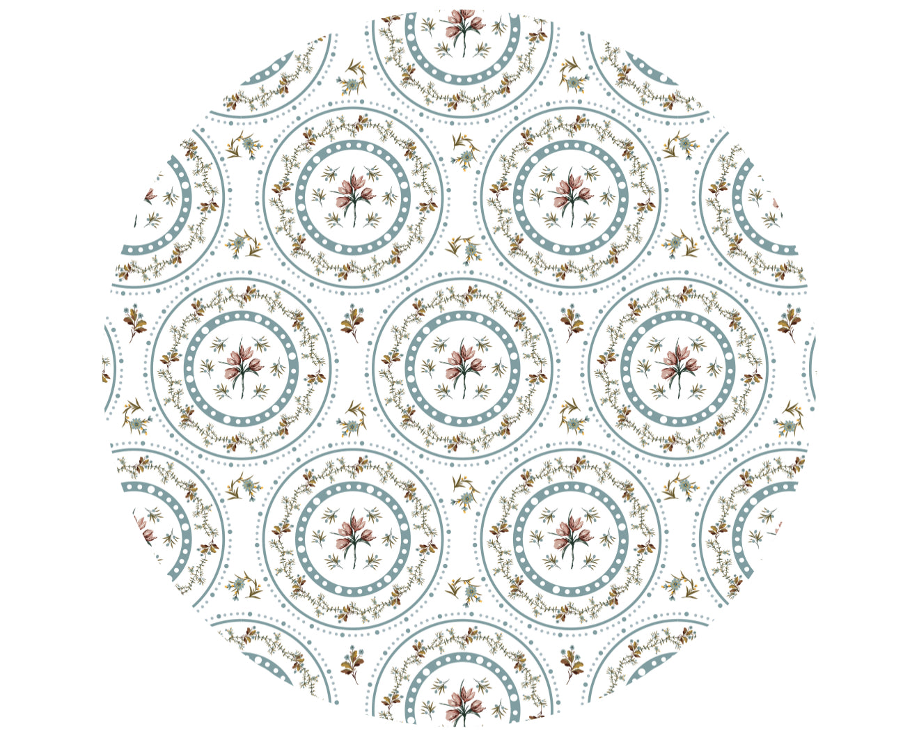 Thyme Together Round Die Cut