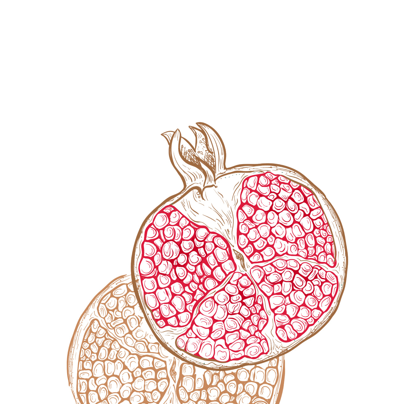 Maron Pom Cocktail Napkin