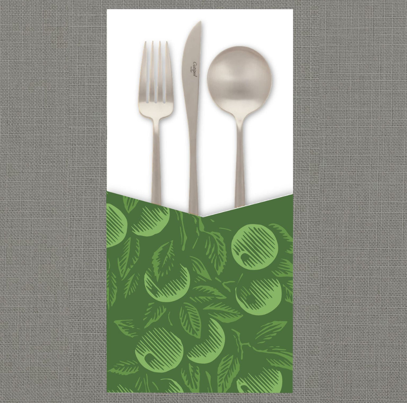 Green Apple Cutlery Pouch