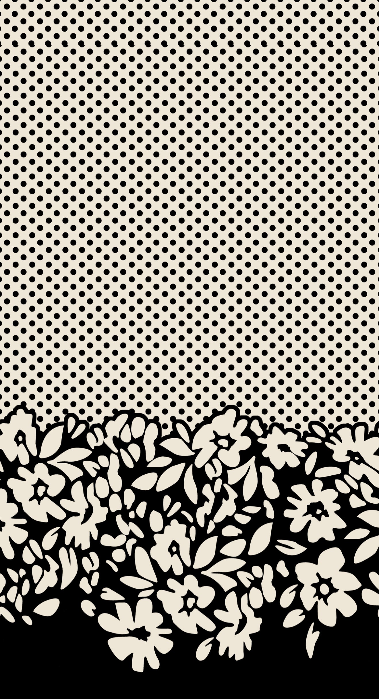 Polka Dot Floral - Printed Guest Towel