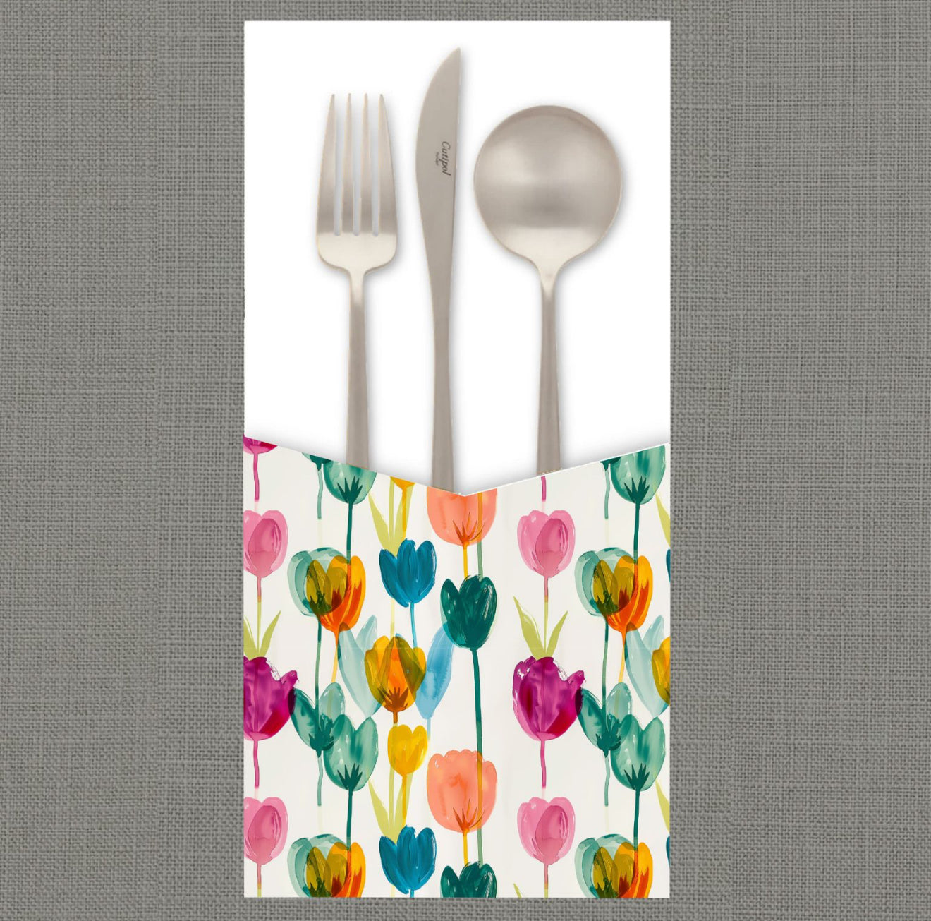 Marker Tulips Cutlery Pouch