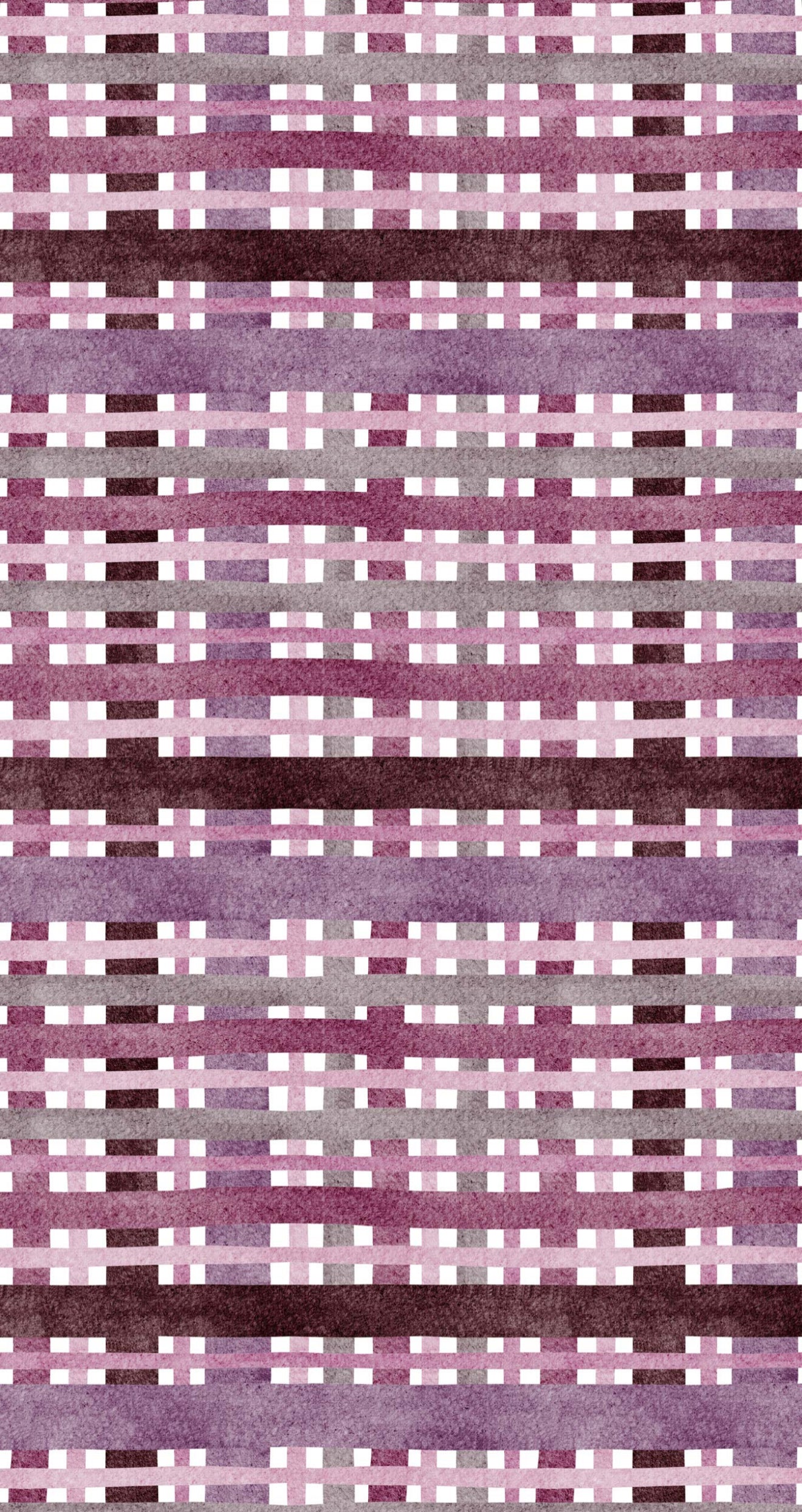 Purple Plaid - Printed Guest Towel