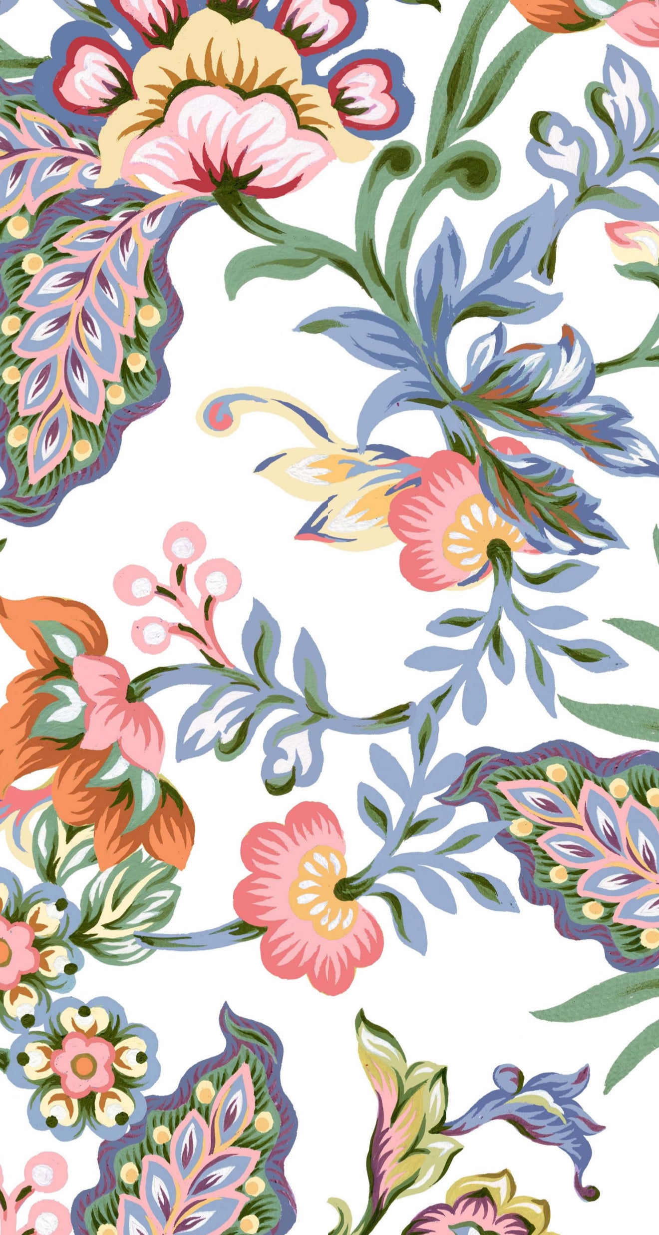 Fantasy Damask - Printed Guest Towel