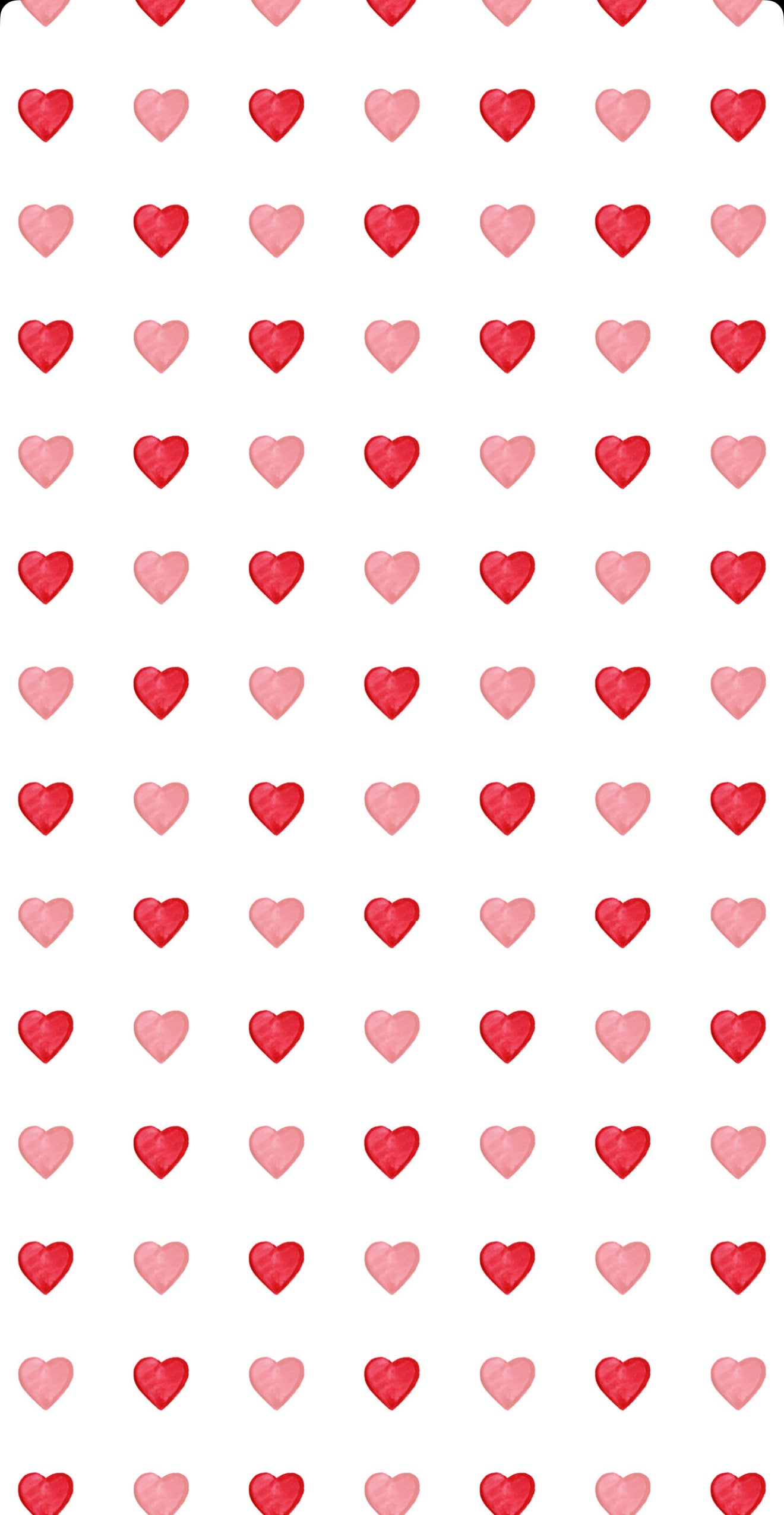 Watercolor Hearts - Printed Guest Towel