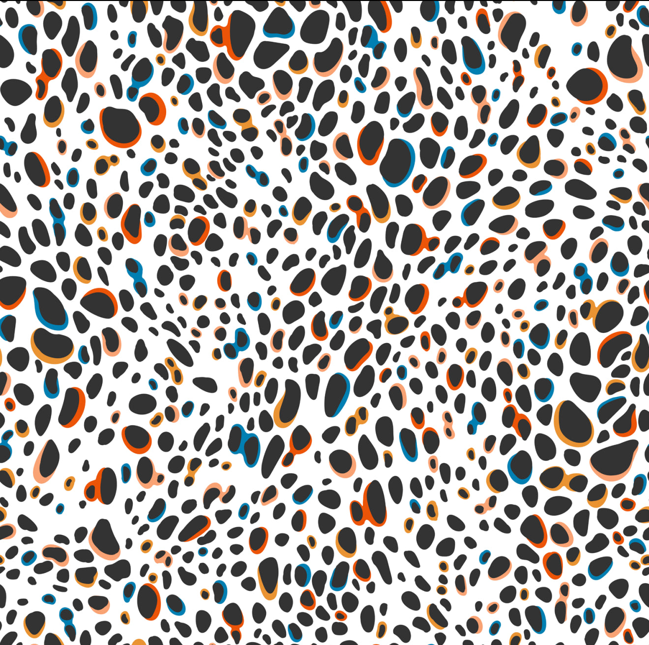 Modern Animal Print Cocktail Napkin