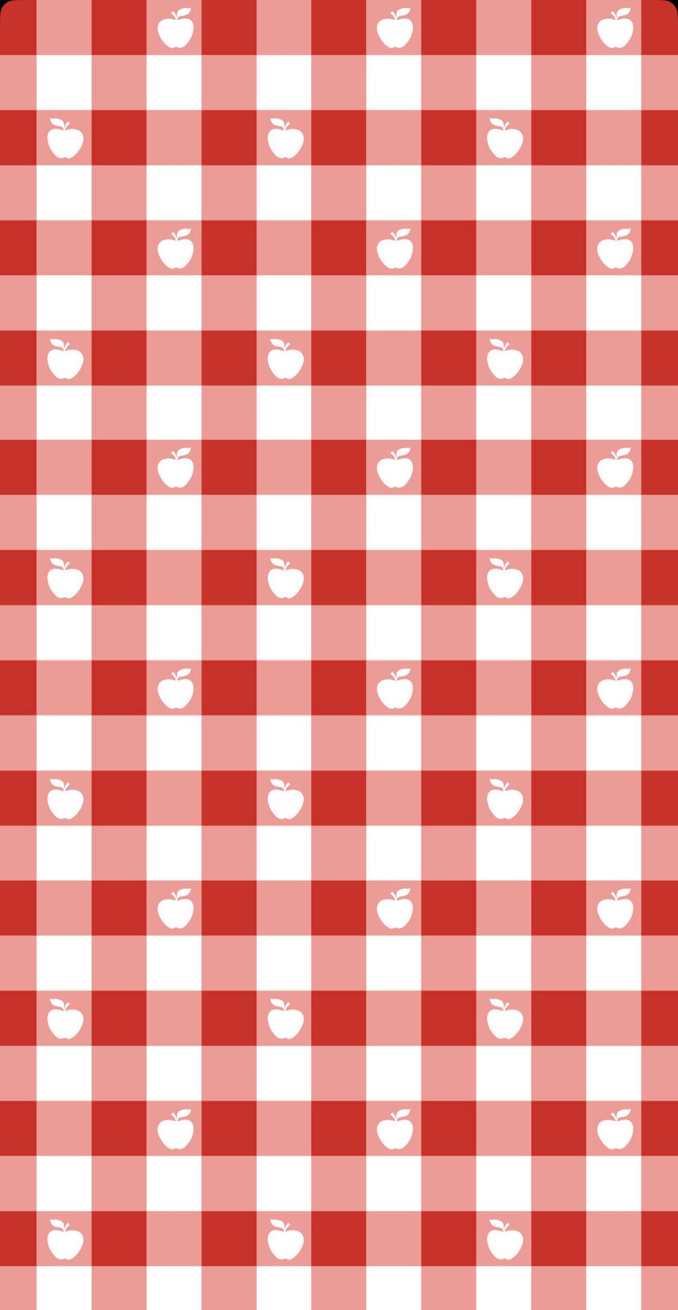 Gingham Apple - Printed Guest Towel