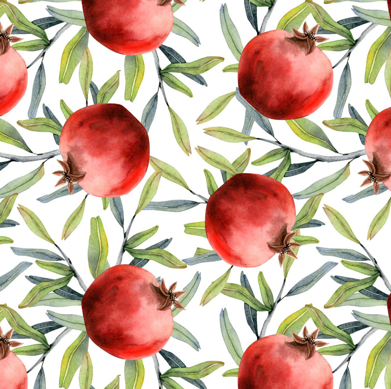 Watercolor Pom Cocktail Napkin