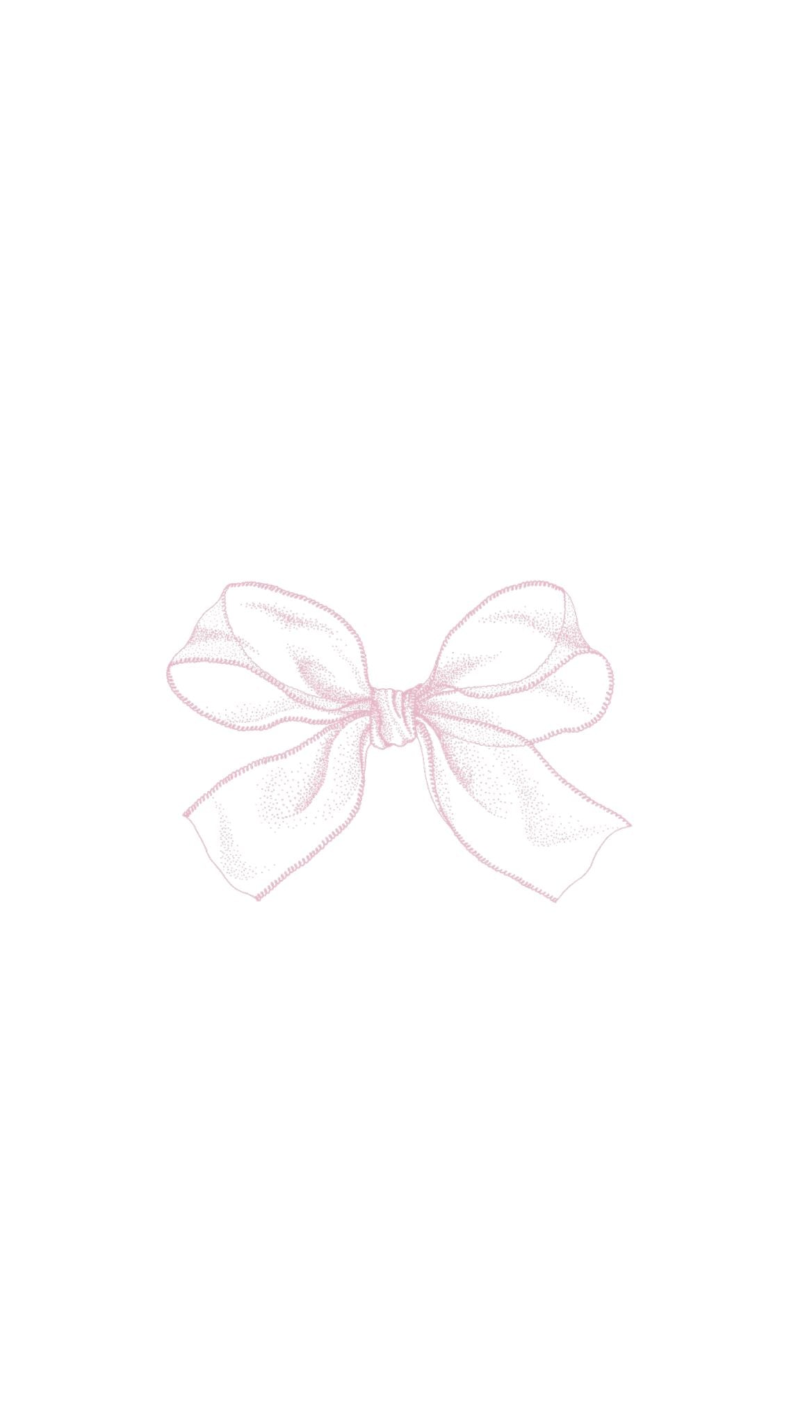 Mesh Bow Pink Printed Paper Bag