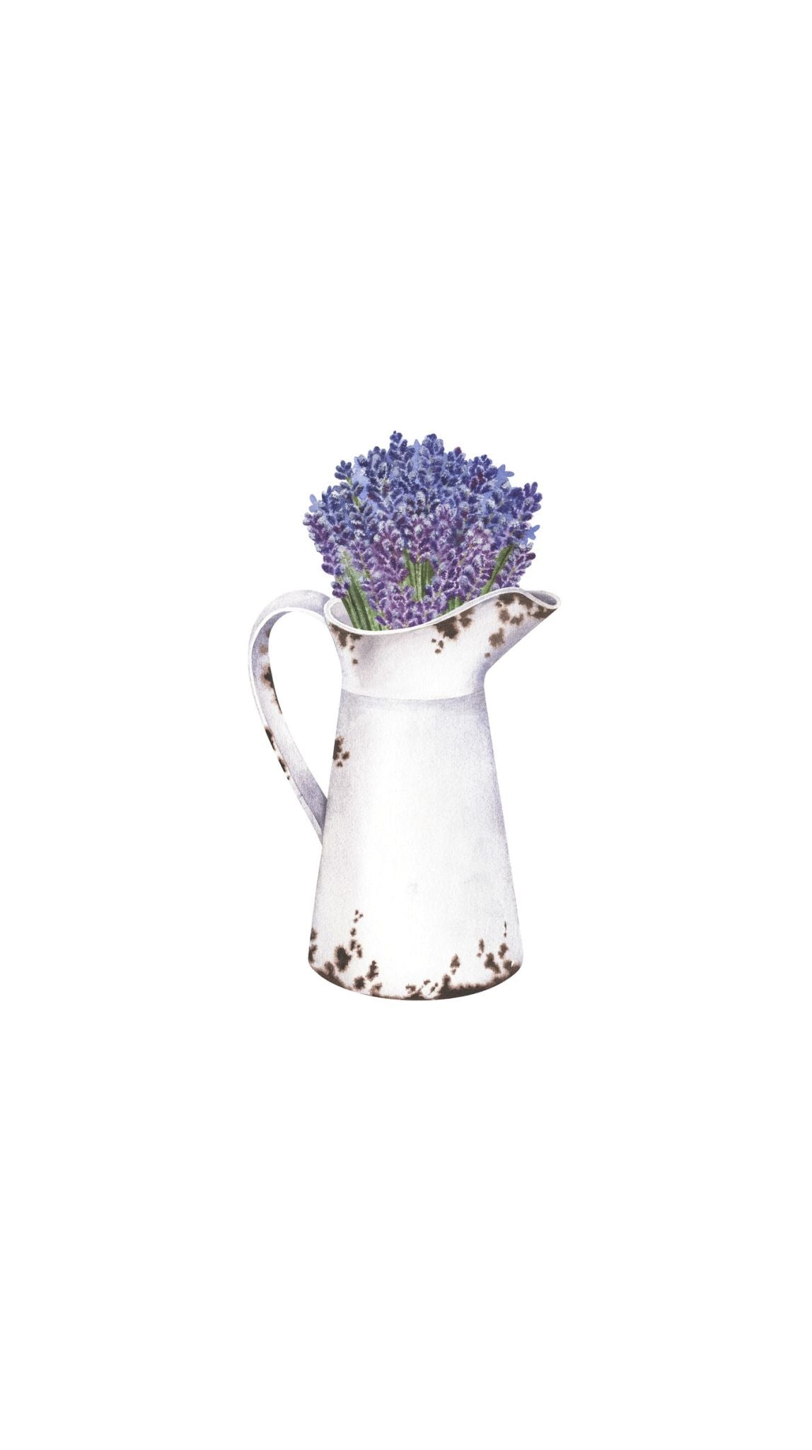 Lavender Vase Printed Paper Bag