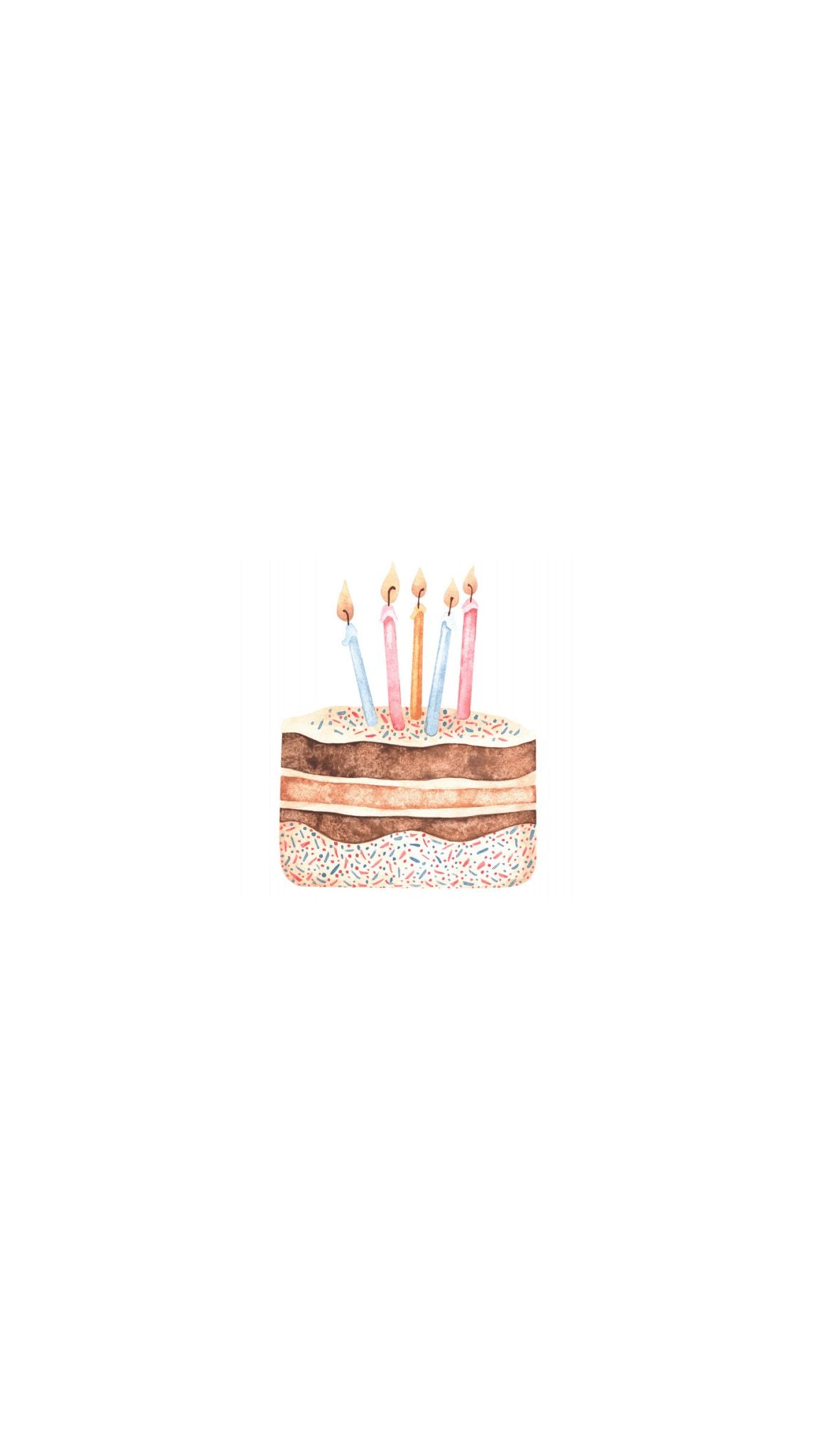 Celebration Cake Printed Paper Bag