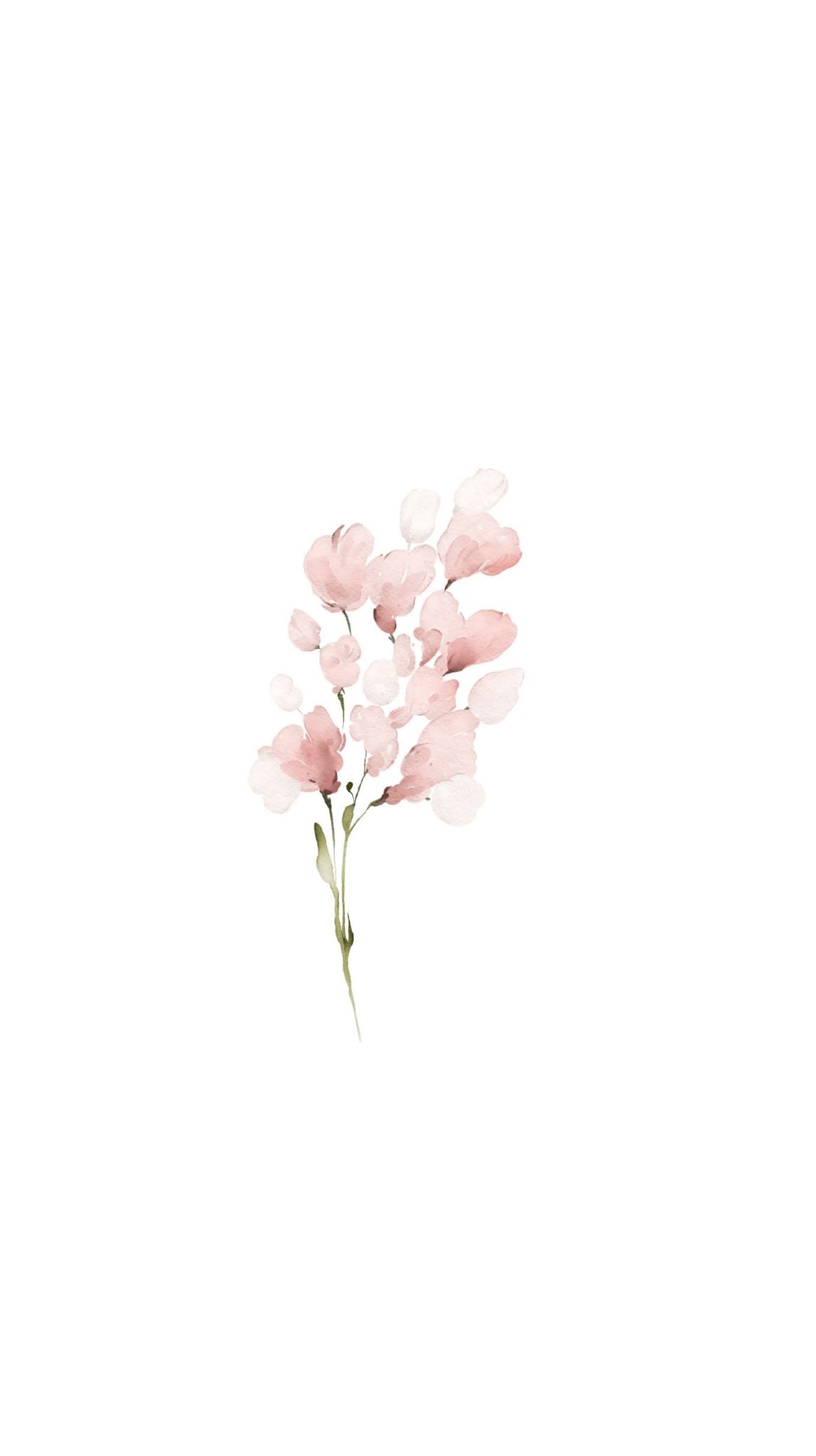 Soft Blooms Printed Paper Bag