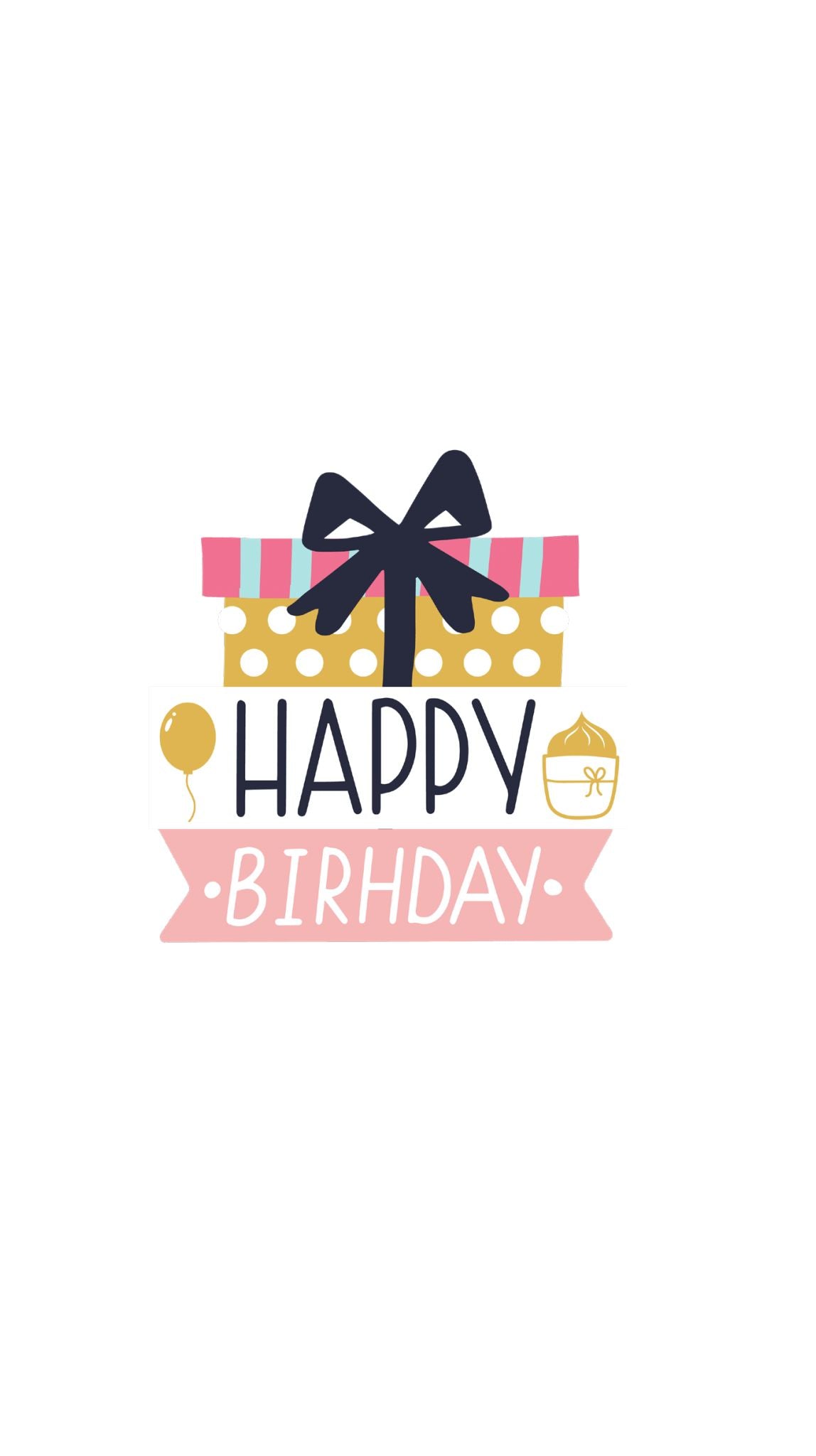 Birthday Present Printed Paper Bag