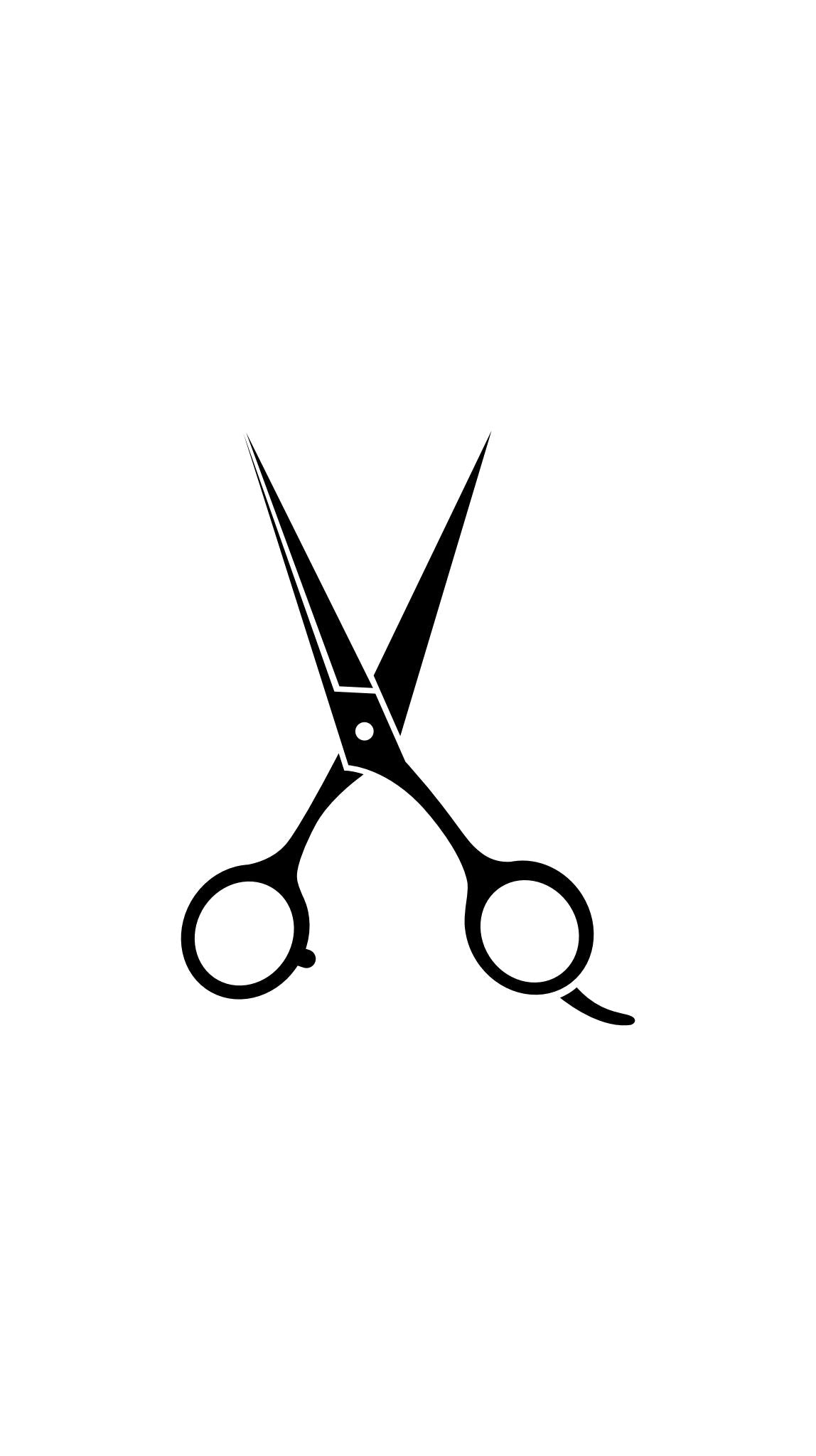 Scissors Printed Paper Bag