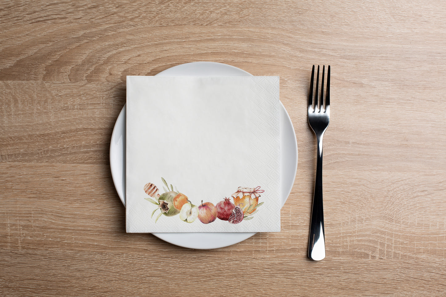 Rosh Hashana Design Cocktail Napkin