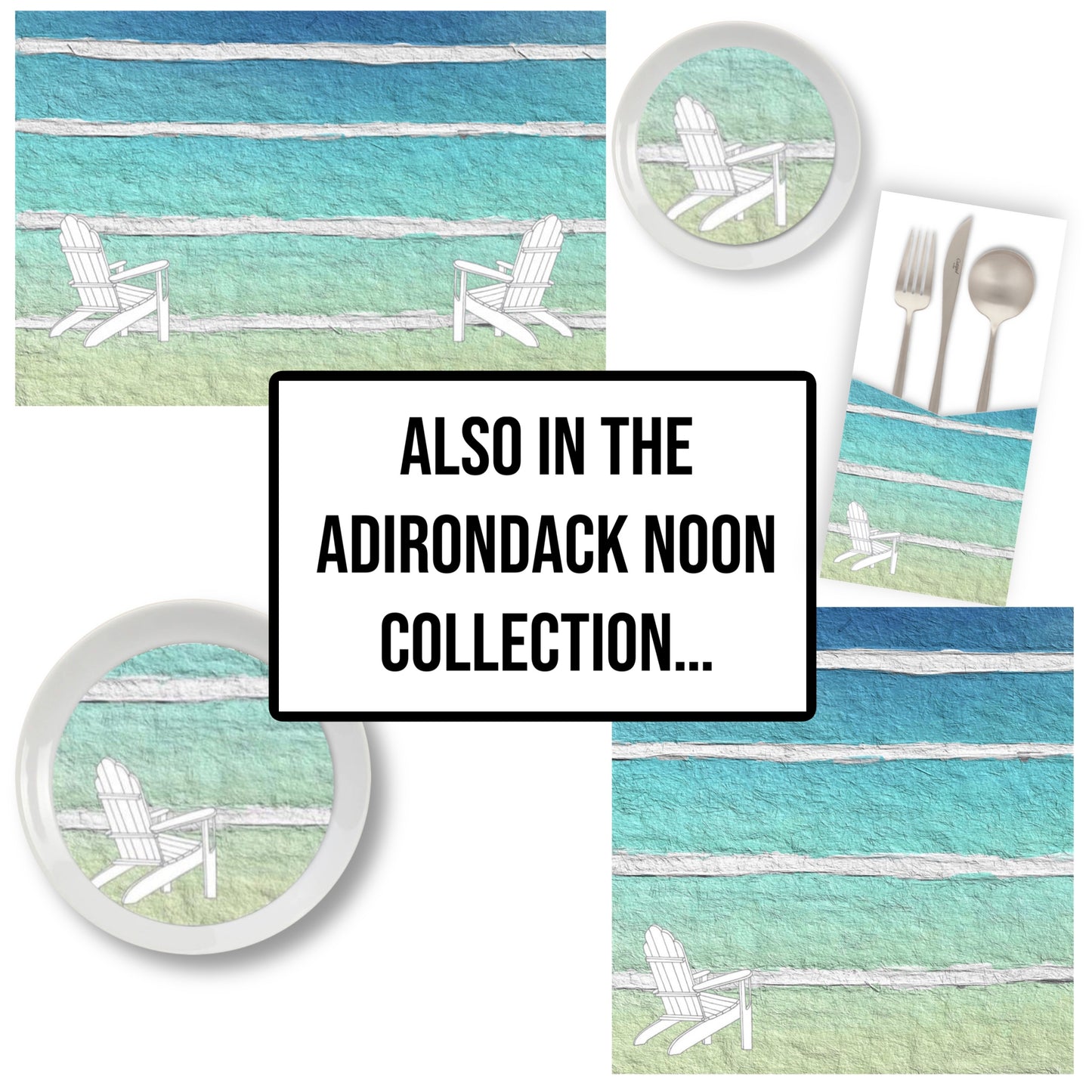Adirondack Noon Plate Accent