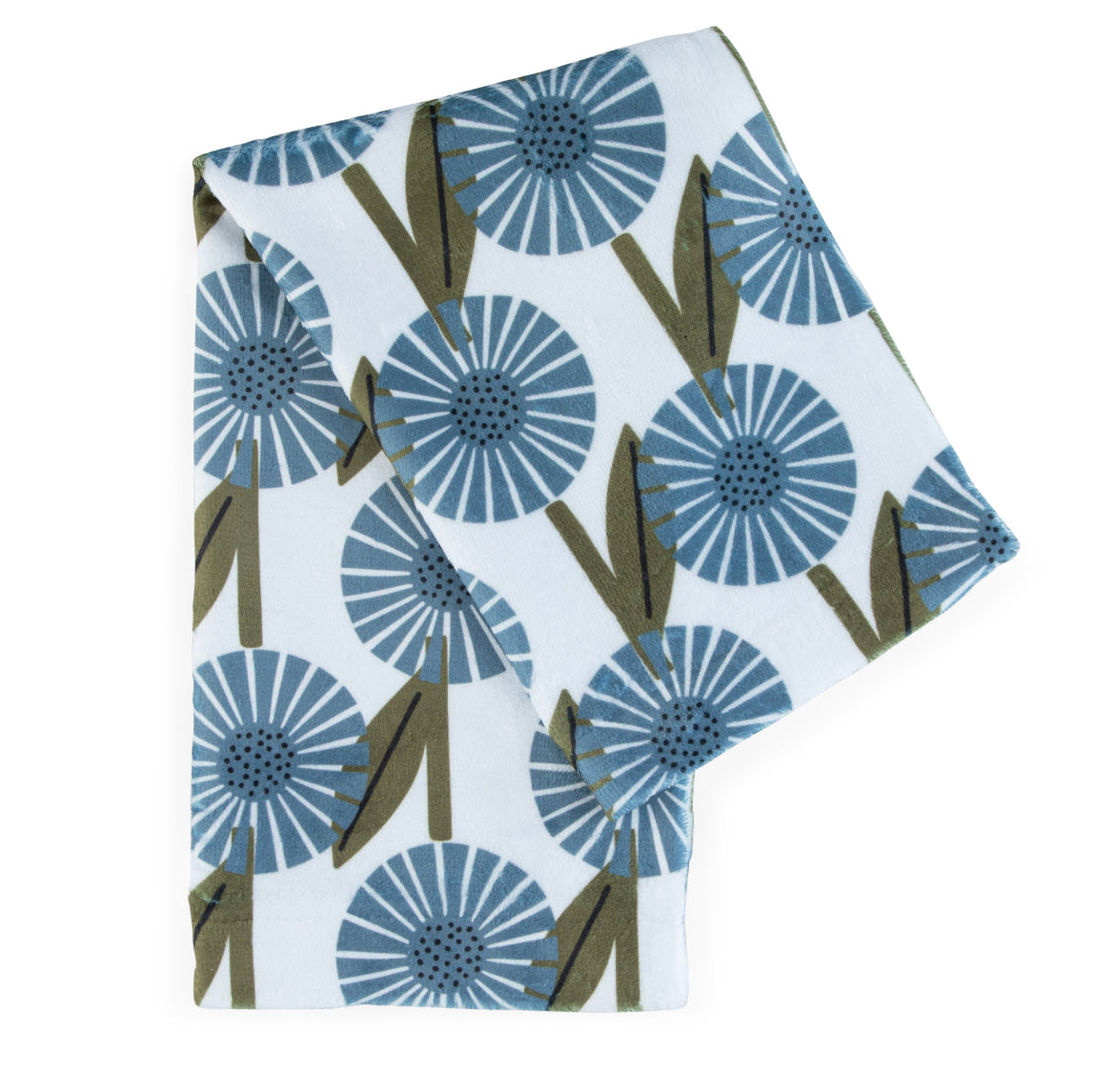 Blue Doodle Flower