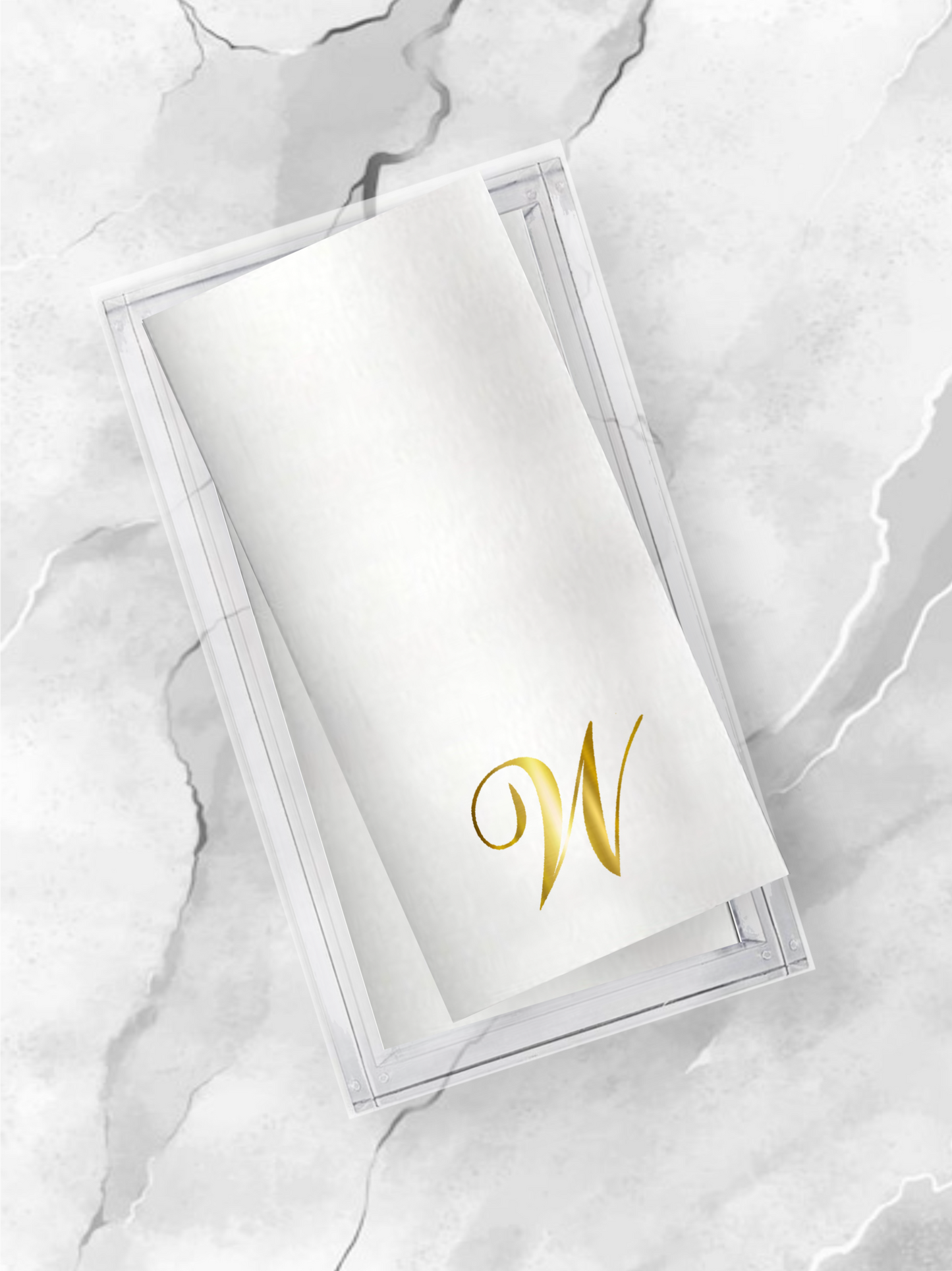 Altoona Script Guest Towel / Napkin (FOIL PRINTED) 30 Count