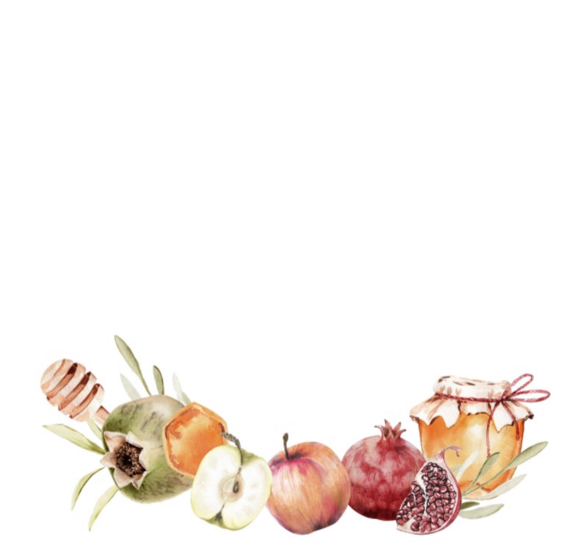 Rosh Hashana Design Charger - (SQUARE)