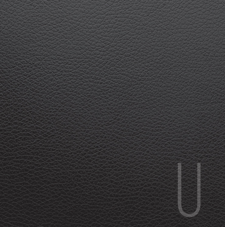 Monogram Leather Black Charger - (SQUARE)
