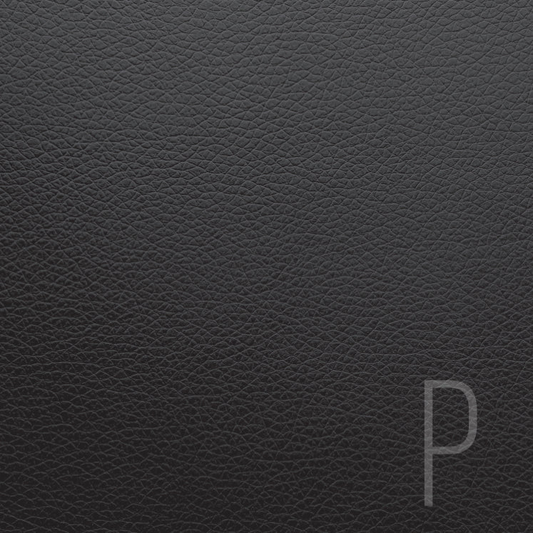 Monogram Leather Black Charger - (SQUARE)