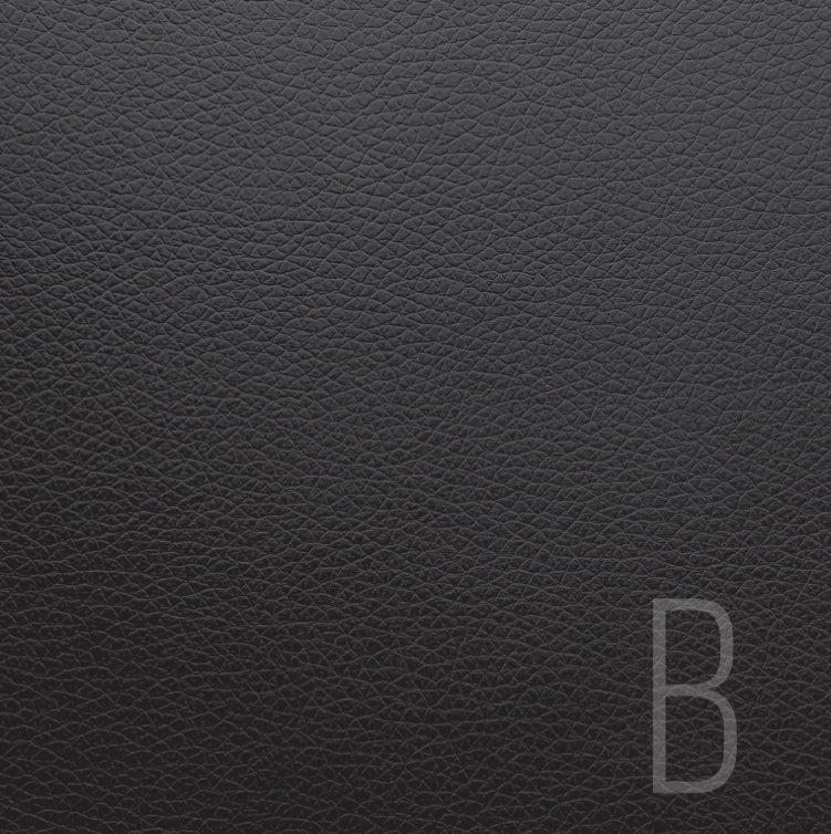 Monogram Leather Black Charger - (SQUARE)