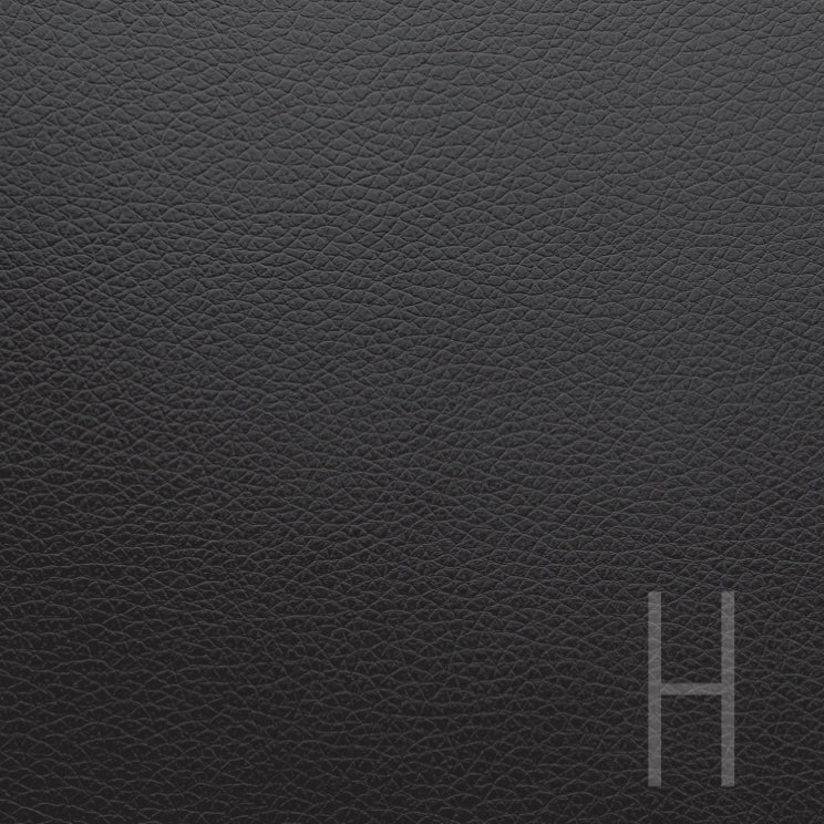 Monogram Leather Black Charger - (SQUARE)