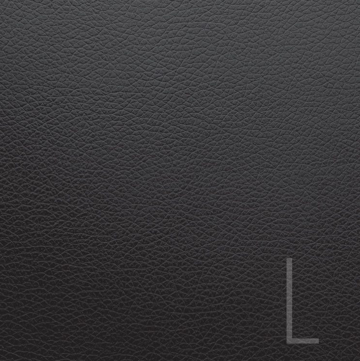 Monogram Leather Black Charger - (SQUARE)