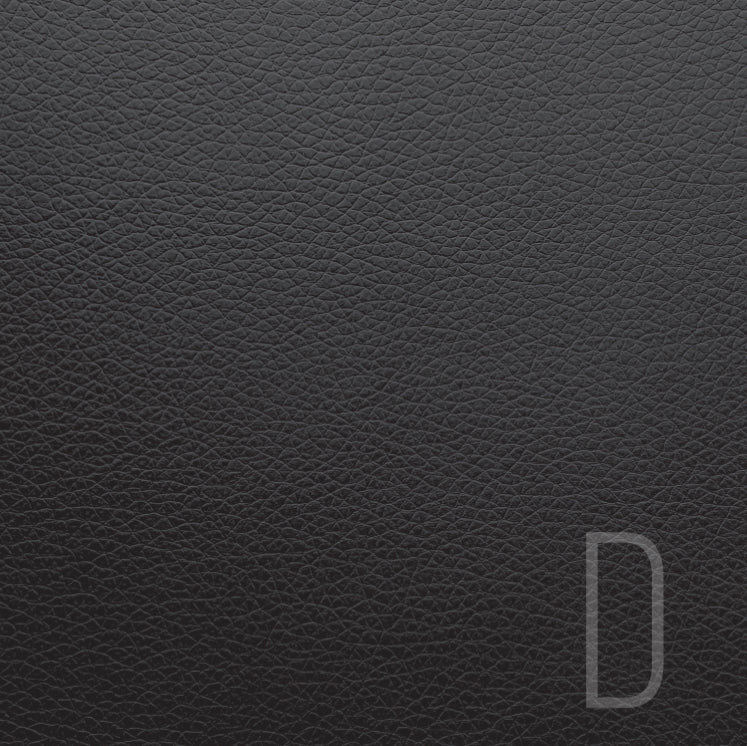 Monogram Leather Black Charger - (SQUARE)