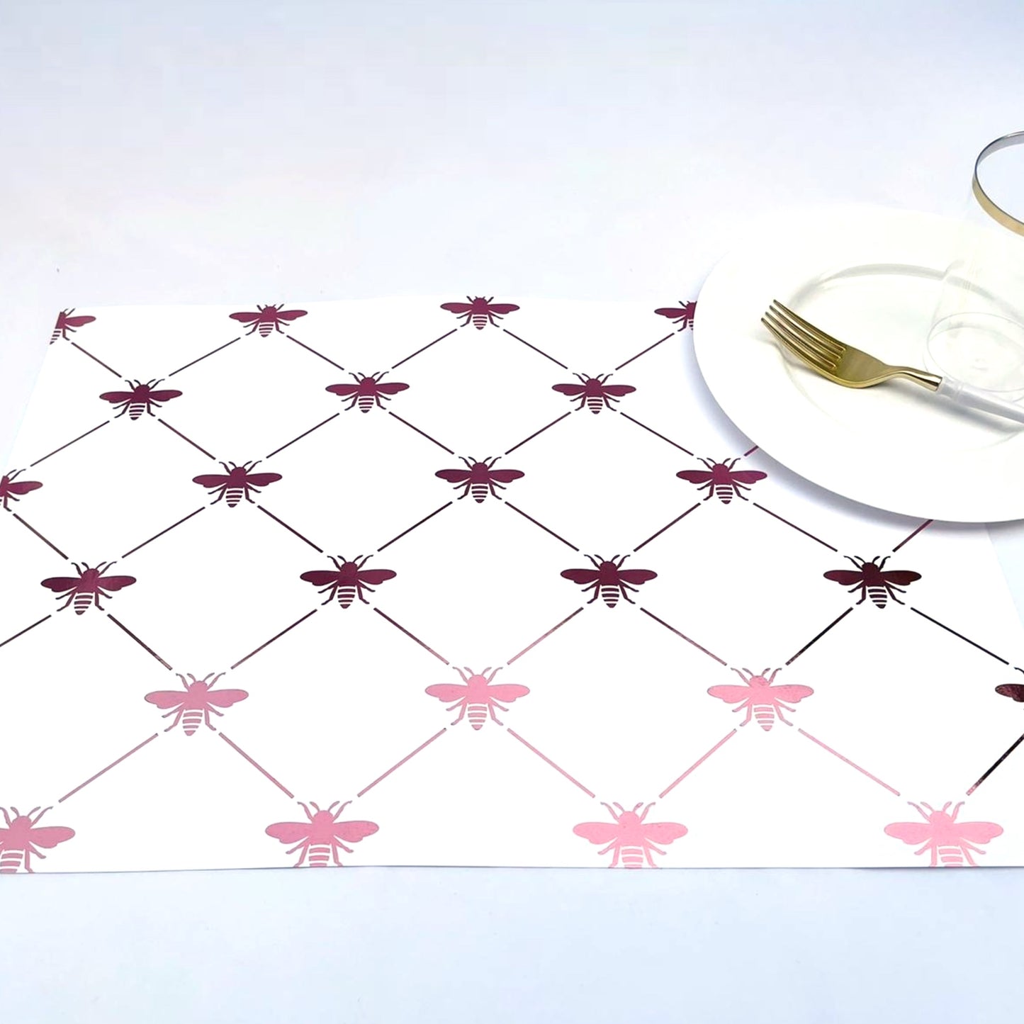 Foil Diamond Bee - Placemat