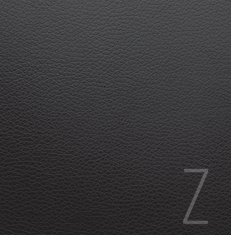 Monogram Leather Black Charger - (SQUARE)