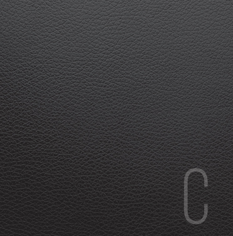 Monogram Leather Black Charger - (SQUARE)