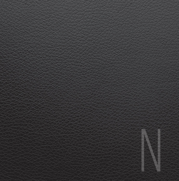 Monogram Leather Black Charger - (SQUARE)