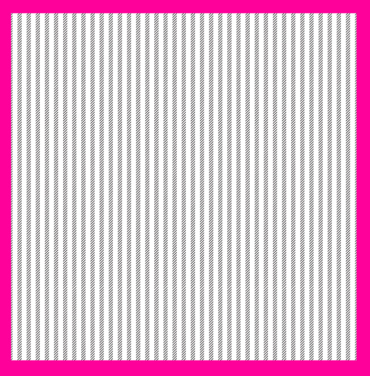 Cotton Stripe (PINK) - Charger - (SQUARE)