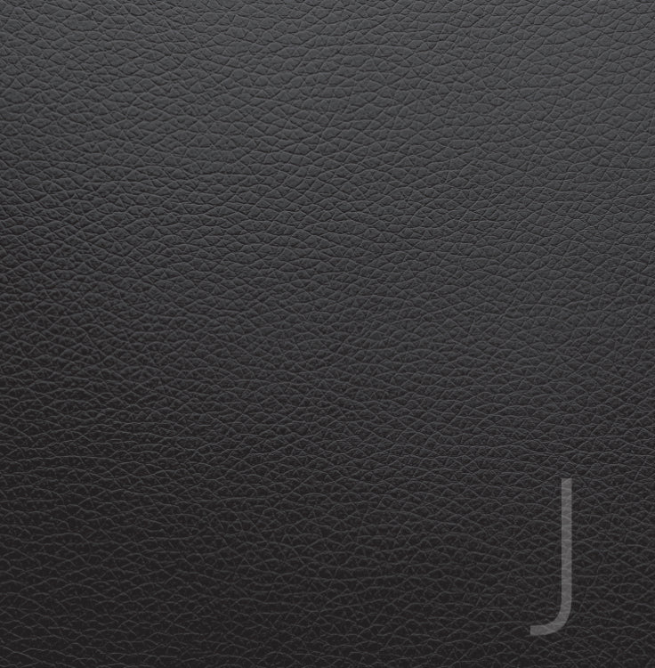 Monogram Leather Black Charger - (SQUARE)