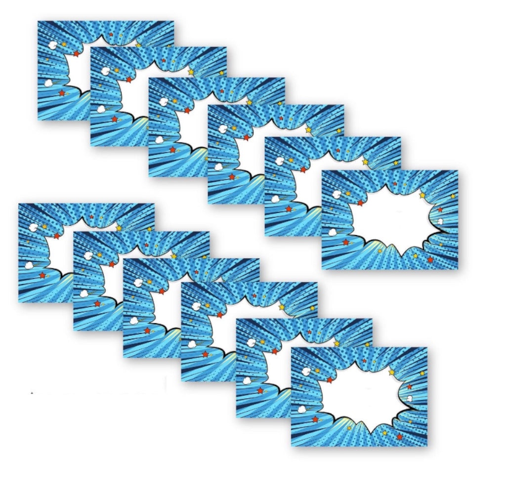 Calling all Superheroes Place Cards