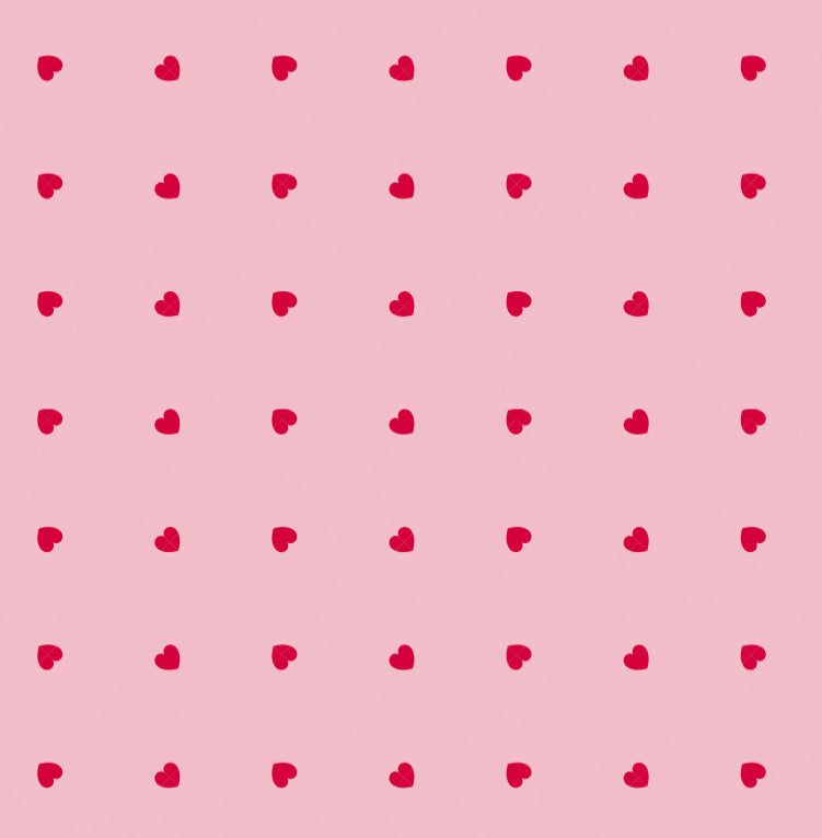 Pink Hearts Charger - (SQUARE)