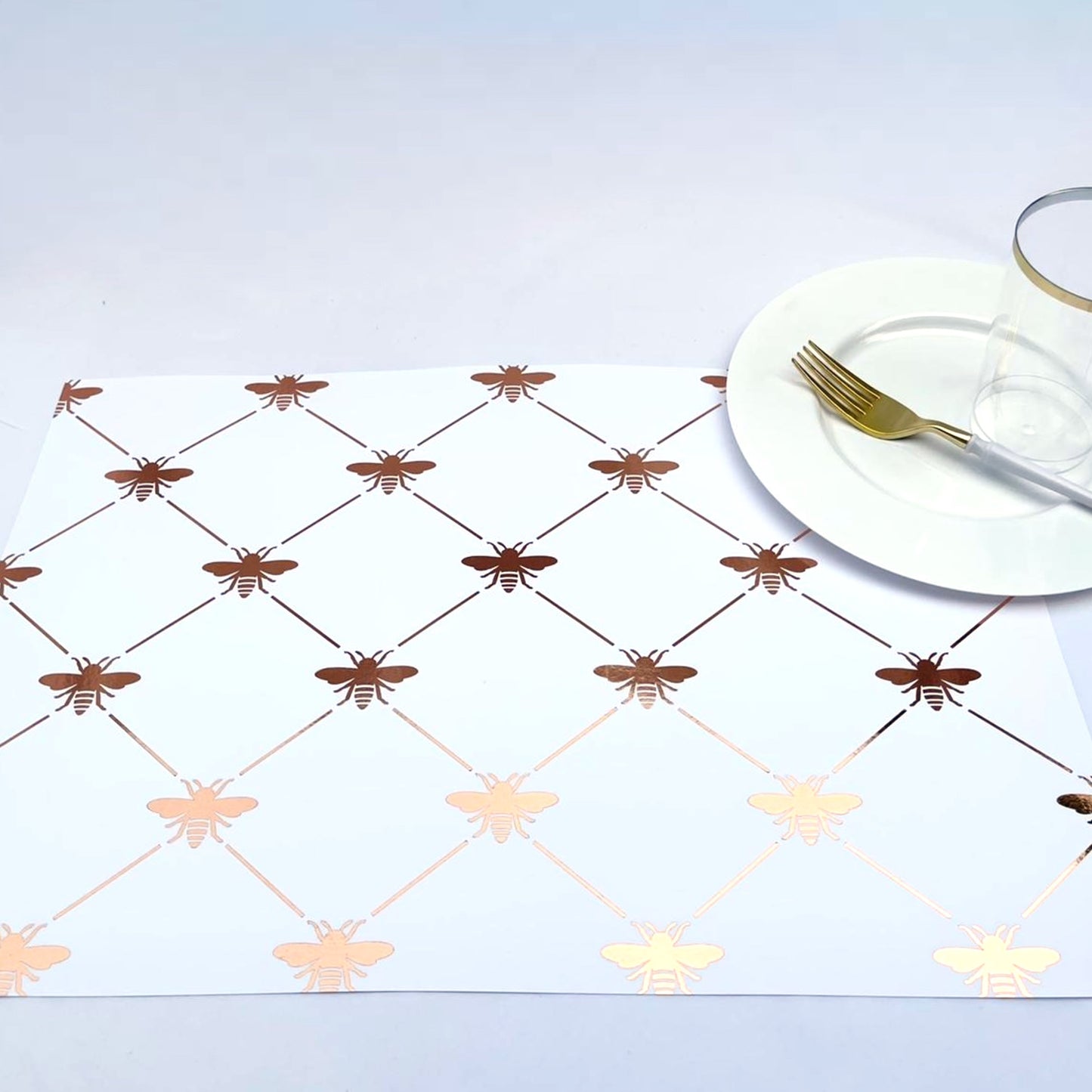 Foil Diamond Bee - Placemat