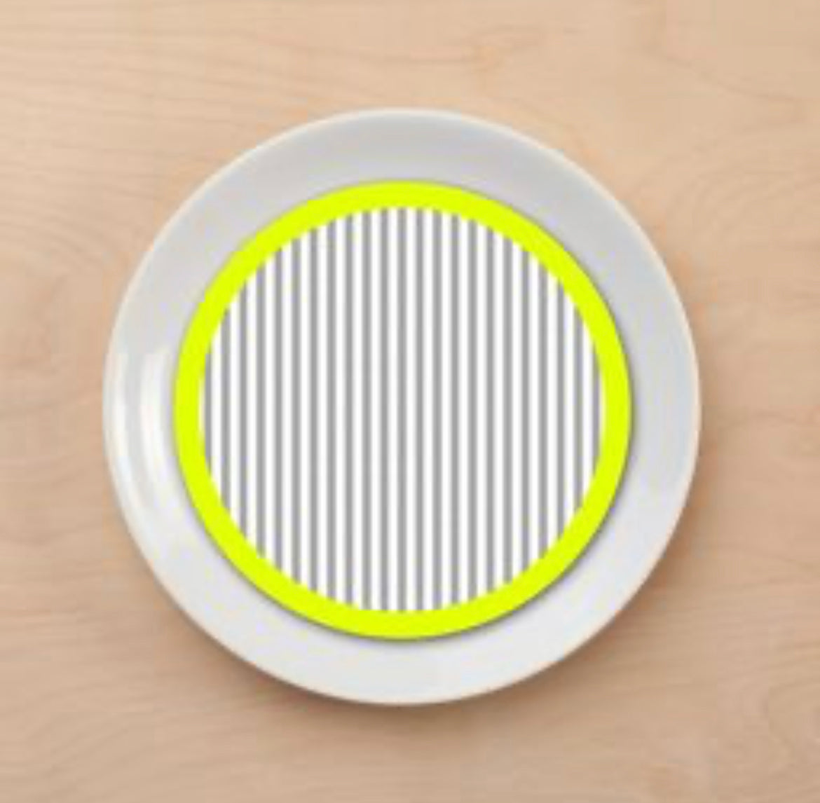 Cotton Stripe (YELLOW) Plate Accent