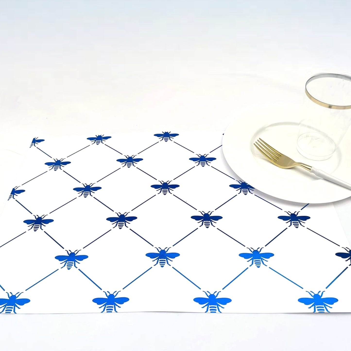 Foil Diamond Bee - Placemat