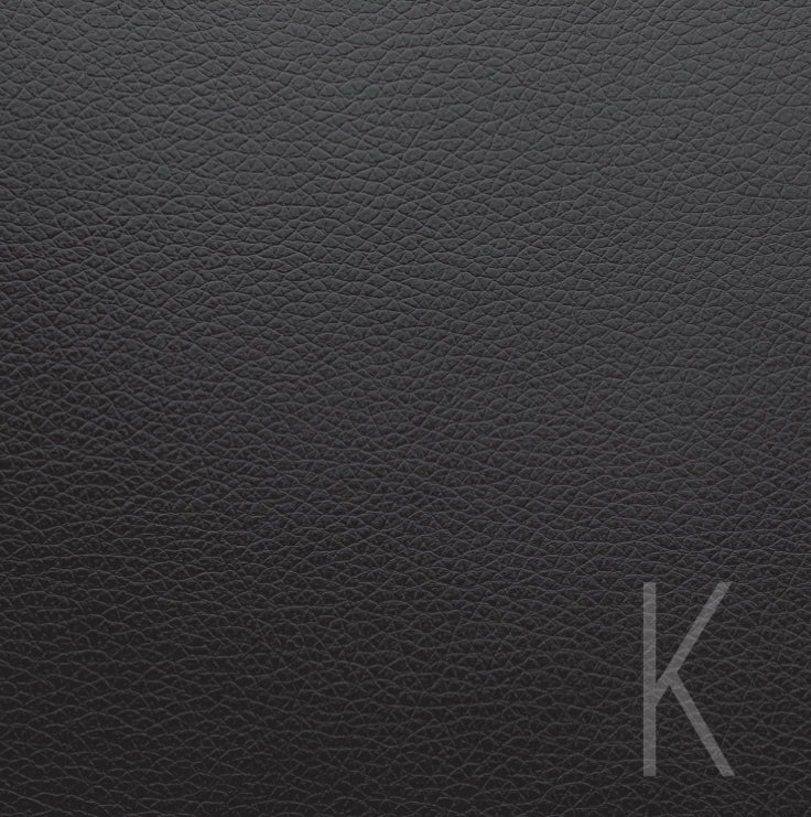 Monogram Leather Black Charger - (SQUARE)