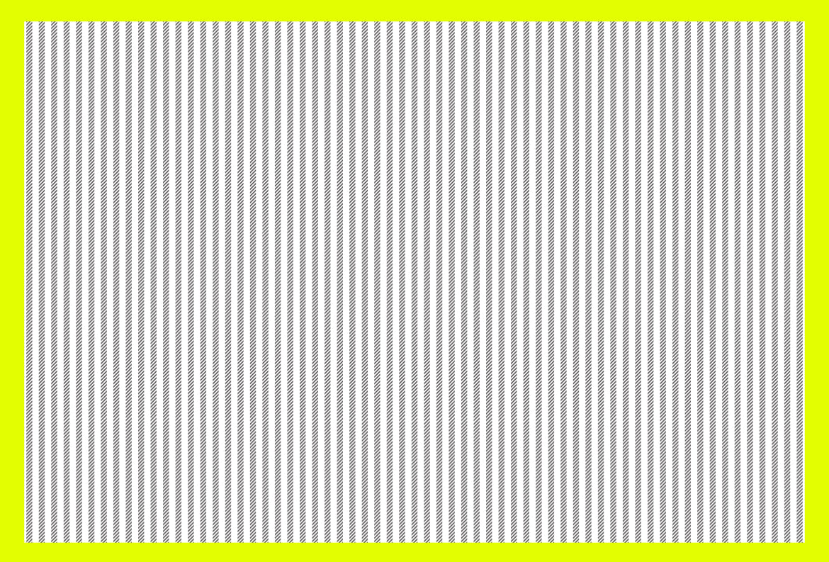 Cotton Stripe (YELLOW) - Placemat