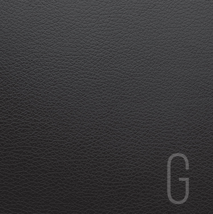 Monogram Leather Black Charger - (SQUARE)