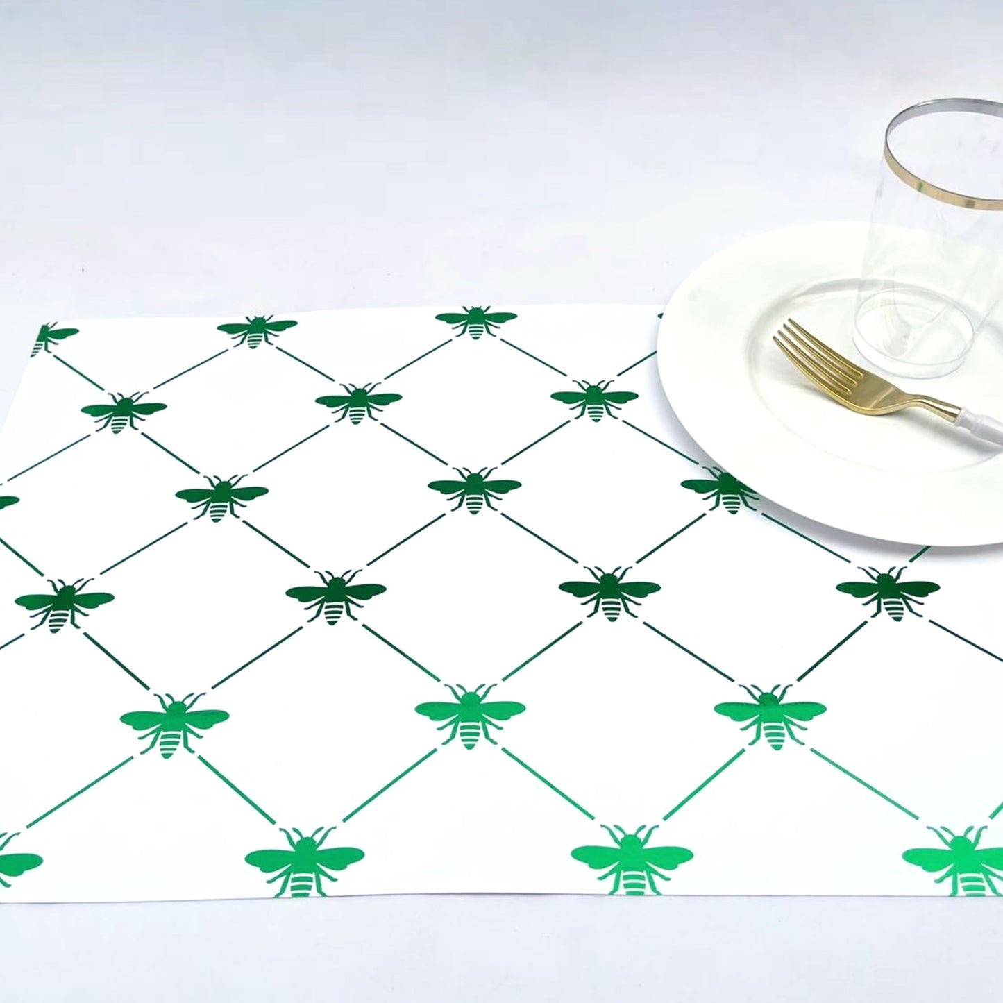 Foil Diamond Bee - Placemat