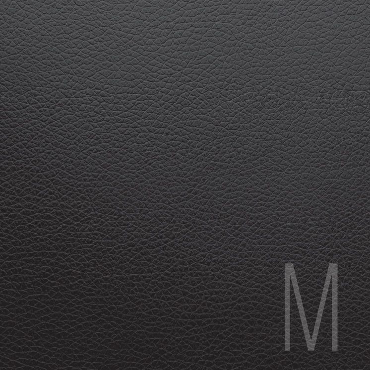 Monogram Leather Black Charger - (SQUARE)