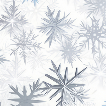 Silver Snowflake Cocktail Napkin