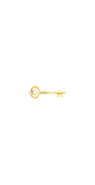 Vintage Key Gold - Printed Guest Towel