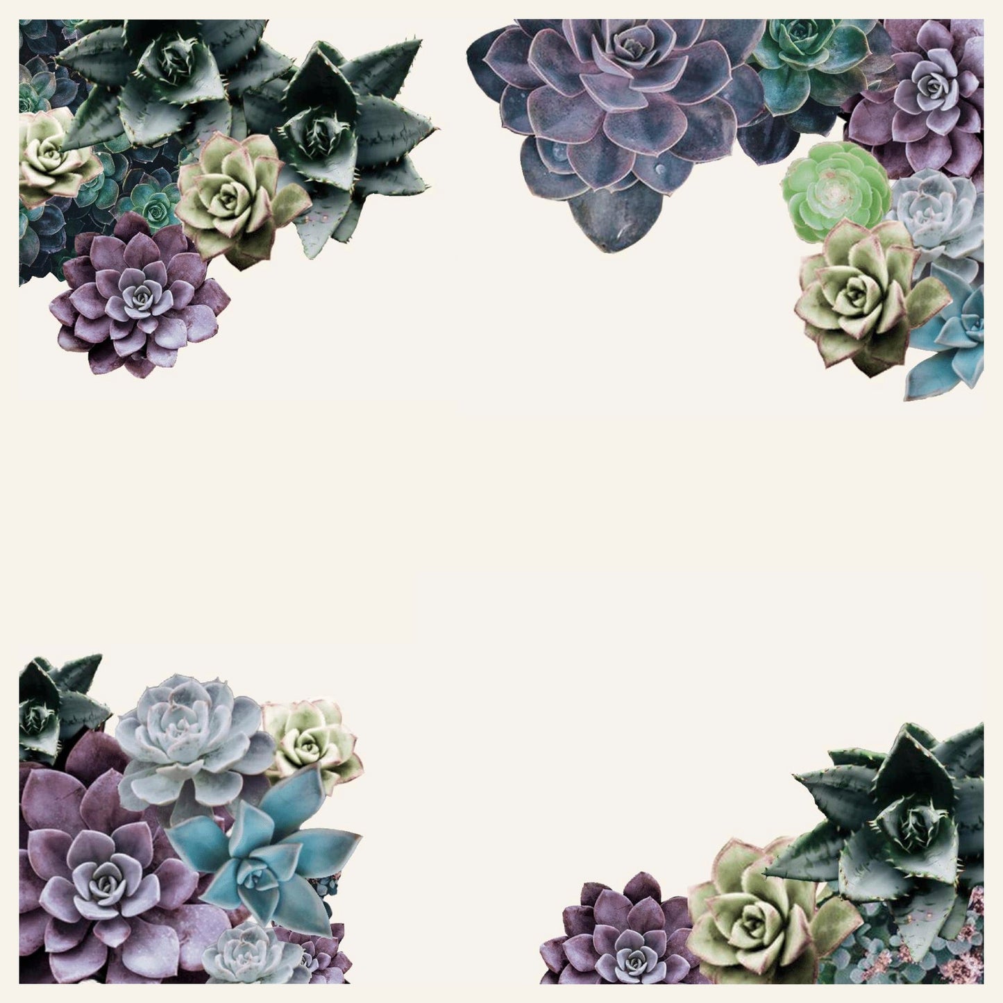 Desert Bloom Charger - (SQUARE)